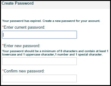 Update Password User Forced